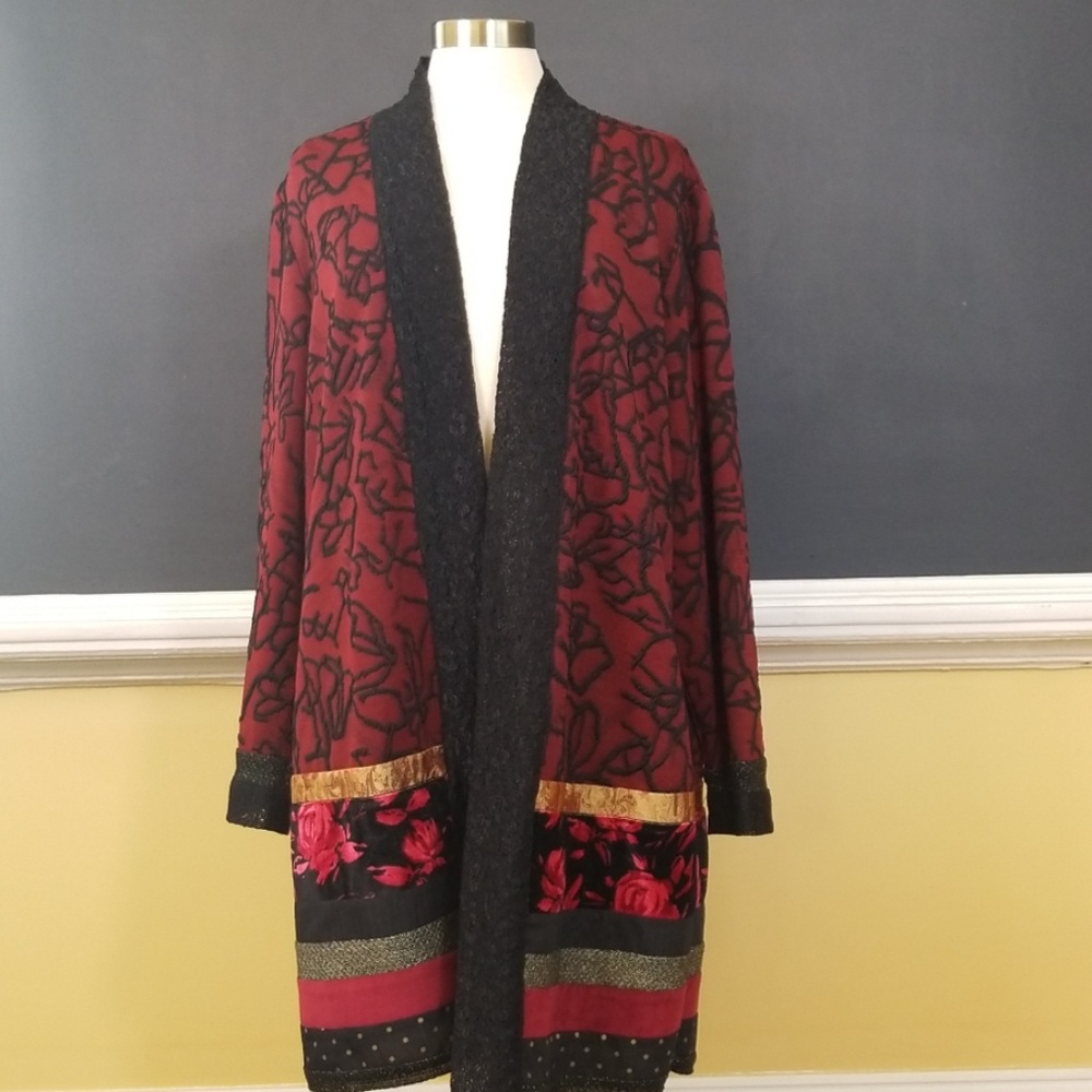 Chico’s Open Robe/Kimono Multi Fabric and Colors